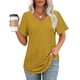 thumbnail image 2 of Chaqueta deportiva,Suéter estampado con cuello en V para mujer, top informal de manga corta, tejido suave, ideal para primavera y verano, sopatenor, 2 of 9