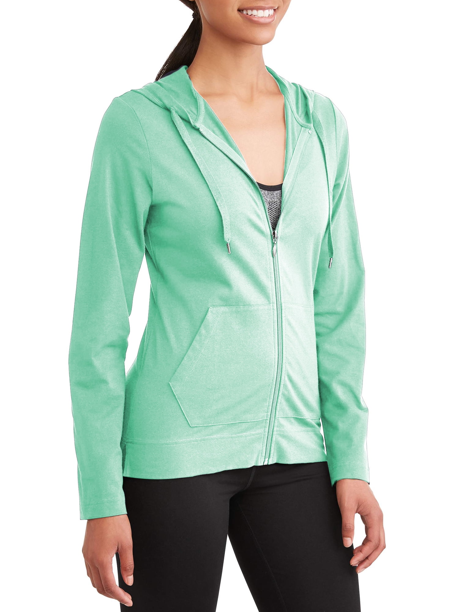women's athletic zip up hoodie