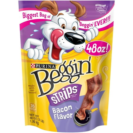 Beggin Strips Original Bacon Dog Training Treats, 48 Oz.