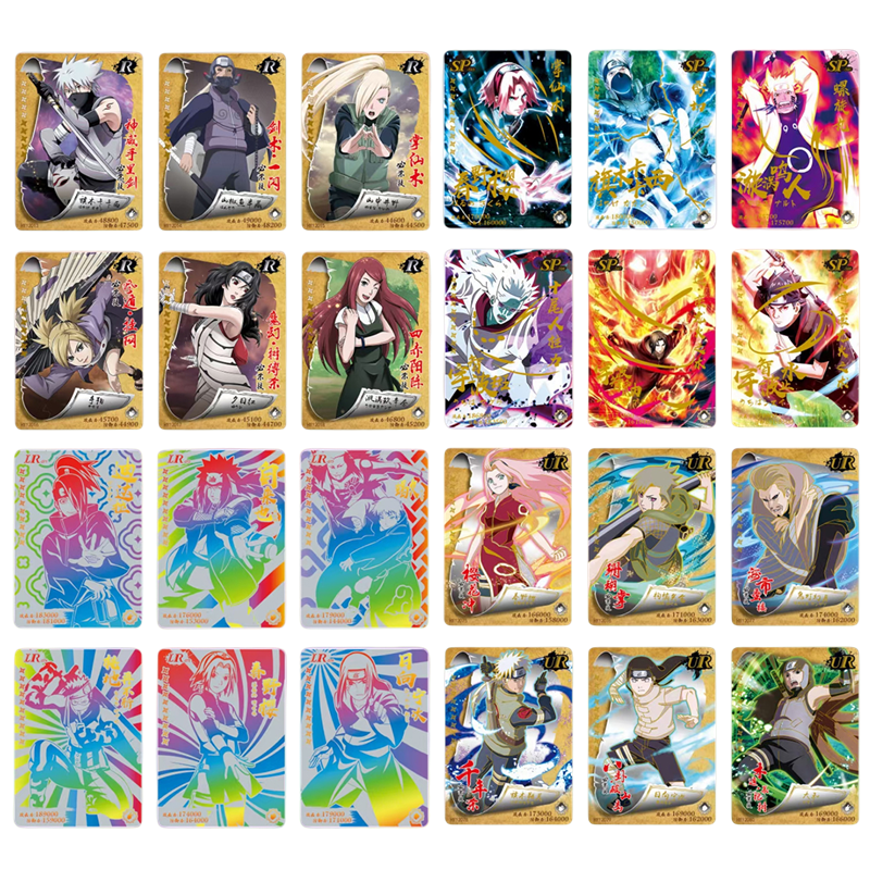 Naruto Collection Cards Combination CP Naruto Sasuke SP Tsunade
