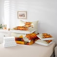 thumbnail image 4 of YST Fall Pumpkin Printed Comforter Set, 7-Piece Bedding Accessories, King, 4 of 4
