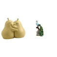 thumbnail image 1 of sujetalibros decorativos,Sujetalibros decorativos para oficina y hogar,libros pesados,Figura de escritorio,Estatua de pavo real en estante,escritorio,decoración del hogar,Figuras decorativas, 1 of 8