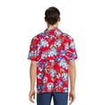 thumbnail image 3 of George Men's & Big Men's Short Sleeve Rayon Button-Up Camp Shirt, Sizes S-3XL, 3 of 5
