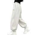 thumbnail image 5 of Qingpeng Boys Girls Sweatpants Elastic Waist Side Pockets Drawstring Cuffed Casual Athletic Long Pants for Kids, 5 of 5