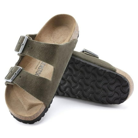 BIRKENSTOCK Arizona Suede Sandals - The Original Two-Strap Wonder for Custom Comfort: Iconic Design, Adjustable Straps, and Magical Cork Footbed, Featuring Luxurious Suede - Multiple Colors & Sizes