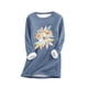thumbnail image 2 of Ailaofu Womens Long Sleeve O Neck Sweatshirt Casual Warm Winter Pullover Sweatshirt Loose Fit Tops, 2 of 3