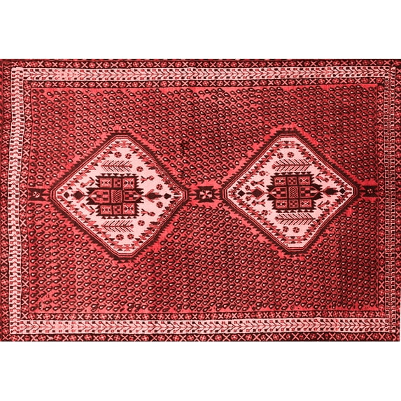 Ahgly Company Indoor Rectangle Persian Red Traditional Area Rugs, 2' x 4'