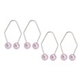 thumbnail image 2 of 2 Pairs Dimple Trainer, Easy To Wear Stainless Steel Dimple Makers Piercing Free Face Cheeks Muscle Exercise Tool for Men Women, 2 of 7