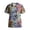 Multicolor, variant on Womens Scrub Tops V-Neck Cute Animal Printed Plus Size Scrub Top Short Sleeve Stretch Working Uniform Medical Nursing Scrubs with Pockets