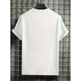 thumbnail image 2 of Los Angeles Print Men's Creative Top, Casual Short Sleeve Crew Neck T-shirt, Men's Clothing For Summer Outdoor Tee For Adult, Men, Women, Teen, Teenager, Adolescent, Youth., 2 of 4