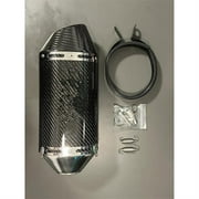 Motorcycle Carbon Fiber M4 Exhaust Muffler Pipe Escape Moto For Yamaha R1 MT07 MT-09 R6 R3 K6 K7 K9 K10 K11