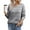Gray, variant on DOKOTOO Women's Sweaters Crochet Hollow Out Fall Winter Boat Neck Lightweight Pullover Sweaters for Women​