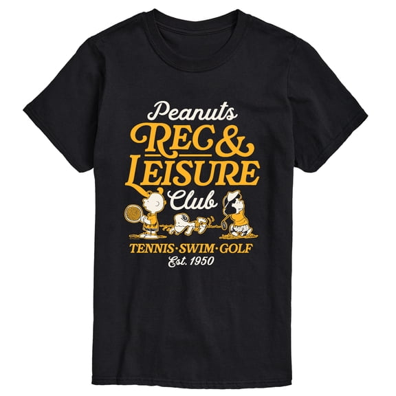 Peanuts - Rec And Leisure Club - Men's Short Sleeve Graphic T-Shirt