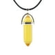 thumbnail image 1 of Ganfancp Collar de Regalo de Las Señoras Collar de Cristal de La Muchacha Hexágono Collar de Cadena Colgante de Acero Inoxidable Ofertas y Liquidaciones 1 Collar, 1 of 1