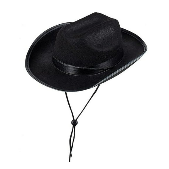 UNTERING Top Hat Western Hat for Kids Halloween Dress Up Costume Hat Large Brims Girl Cowgirl Hat RolePlay Party Headwear