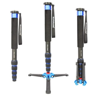 Neewer Extendable Camera Monopod with Detachable and Foldable Stand Base:  Aluminium Alloy, Height 52-168 cm for Nikon Sony DSLR; 5 kg Load Capacity