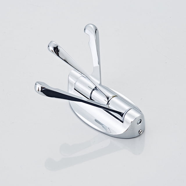 UPOUART Gancho De Giratorio Y Plegable Para Abrigos Con Triple Colgador Para Plateado