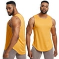 thumbnail image 2 of Fjuchai Men's Mesh Active Tank Top Workout Training T Shirts Loose Running Sleeveless Tee Tops L-3XL, 2 of 9