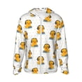 thumbnail image 1 of Balery Cute Duck With Headphone Sudadera ligera de manga larga con capucha y protección solar UPF 50+ para hombre y mujer, ideal para pesca y running-Medium, 1 of 7