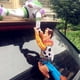 thumbnail image 2 of Toy Story-coche de peluche de Woody, Buzz Lightyear, juguete para colgar en el exterior, accesorios para coche, decoración de coche, muñeco de techo, decoración de dibujos animados, 2 of 4