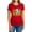 Red, variant on Rick and Morty Bad Person Women's T Shirt, Red, Large
