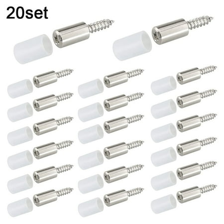 

GLFSIL 8/20PCS Bracket Nail Self-tapping Integrated Screw Laminate Support Nail