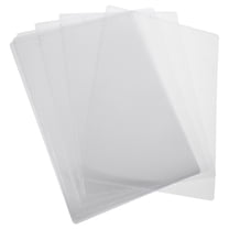 KAKOWELY 10Pcs Clear Plastic Poster Sleeves for Advertising Paper in 11.8X8.7X0.04in Size with Easy Replacement