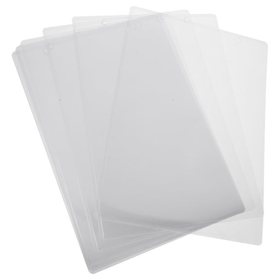 KAKOWELY 10Pcs Clear Plastic Poster Sleeves for Advertising Paper in 11.8X8.7X0.04in Size with Easy Replacement