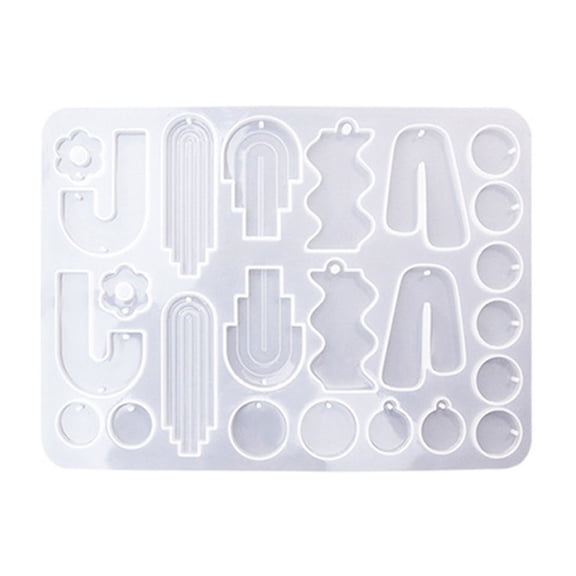 3D Irregular Silicone Molds DIY Resin Earring Jewelry Pendant Mold