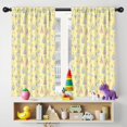 thumbnail image 5 of Blackout Kids Curtains,Yellow Princess Unicorn Pattern Childrens Insulated Curtains Set Of 2,Bedroom Essentials,Toddler Room Decor 42"x54", 5 of 5