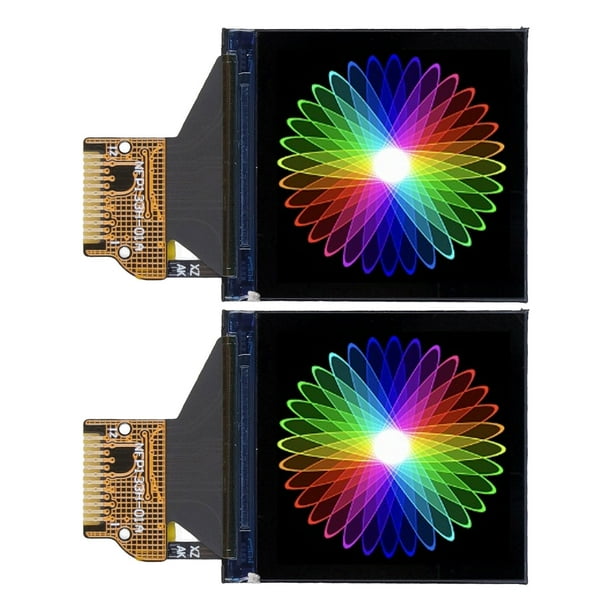Módulo de pantalla IPS unidad ST7789V de respuesta rápida 2 piezas sin radiación pantalla TFT de 13 pulgadas interfaz SPI de alta transmitancia de luz para dispositivos ANGGREK Otros