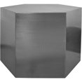 thumbnail image 3 of Trent Home Modular Modern Metal Coffee Table in Brushed Chrome, 3 of 5