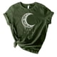 thumbnail image 2 of Puntoco Moda Mujer Luna Impreso O-Cuello Camisa Camiseta Manga Corta Casual Tee tops Puntoco Puntoco-7979, 2 of 3