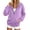 Purple, variant on JUjie Womens Zip Up Hoodies High Neck Fleece Jackets Oversized Sweatshirts Fall Fashion 2026 Sweaters Winter Clothes Khaki L