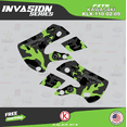 thumbnail image 2 of Kalair GFX Graphics Kit for Kawasaki KLX110 (2002-2009) Invasion Series, 2 of 5