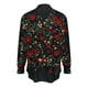 thumbnail image 2 of TaTaai Ladies Long Sleeve Fashion Top Round Neck Polyester Casual Shirt Lightweight Print Blouse Cold Hand Wash Only Gift, 2 of 5