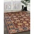 thumbnail image 3 of Ahgly Company Machine Washable Indoor Rectangle Industrial Modern Brown Sand Brown Area Rugs, 8' x 12', 3 of 7