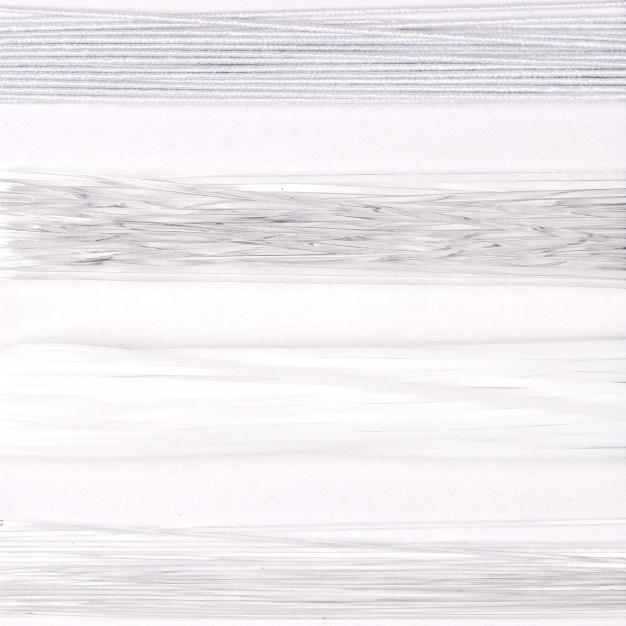 (2 pack) Cousin DIY Stretch Cord, 16 yd, 4 Piece Roll, Clear/White, Jewelry Making