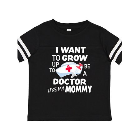 

Inktastic I Want To Grow up To Be a Doctor Like My Mommy Gift Toddler Boy or Toddler Girl T-Shirt