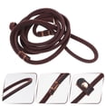 thumbnail image 3 of Shisuyan 1PC Leather Dog Leash Smooth Long Walking Leash Handle Design Dog Pulling Rope, 3 of 8