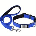 thumbnail image 1 of Pamper Your Dog with Our Luxurious Customized Reflective Dog Collar & Leash Set!, 1 of 5