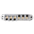 thumbnail image 4 of Puente De Cordal Puente de guitarra Puente de guitarra eléctrica de metal para guitarra eléctrica LP (plata) Likrtyny  Para Estrenar, 4 of 8