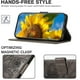 thumbnail image 5 of Funda tipo cartera con girasoles grabados para Samsung A40, elegante, multifuncional y con protección total., 5 of 5