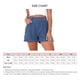thumbnail image 5 of Pantalones cortos para mujer, cintura media, color puro, suaves, transpirables, sueltos, pantalones cortos para citas y trabajo, 5 of 5