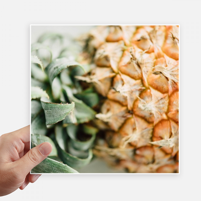 Fresh Tropical Fruit Pineapple Picture Sticker Tags Wall Picture Laptop Decal Self adhesive