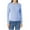 Blue, variant on Lenpel Women's Long Sleeve Shirts Soft Casual Crew Neck Solid Color Slim Layering Basic Tops Comfy Tunic Tees