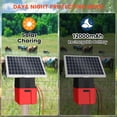 thumbnail image 3 of Cargador solar eléctrico para vallas Epoify 1.2J 12000 mAh con sirena, 3 of 7