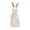 Gold, variant on Porcelain Easter Bunny Figurine Ceramic Rabbit Statue for Home Decor, Cute Bunny Tabletop Ornament for Mantel Shelf, Spring Easter Bunny Decorations for Table Centerpiece, 7.09 Inch