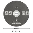 thumbnail image 2 of 1Pc 85Mm Cutting Disc Circular Resin Grinding Wheel Saw Blade Angle Grinder 8X10Mm, 2 of 8
