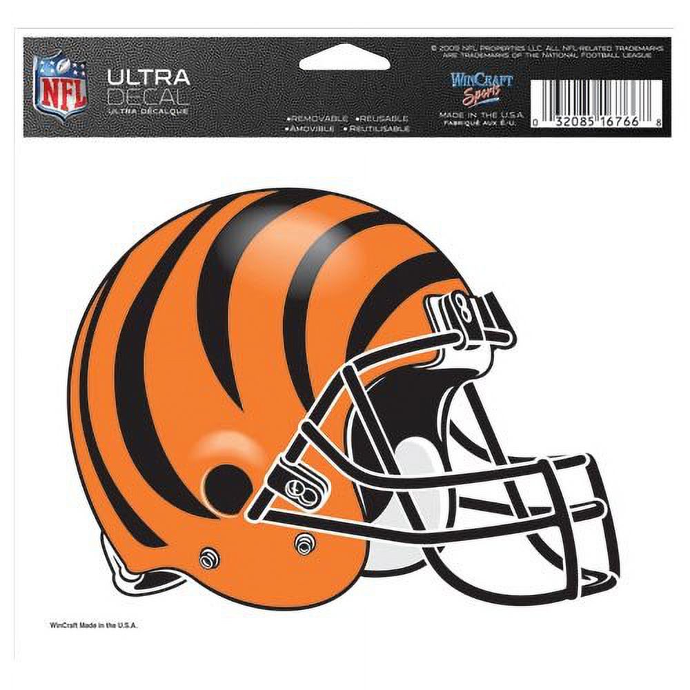 NFL CHOOSE YOUR TEAM HELMET ULTRA DECAL 5"X6" CLEAR WINDOW FILM STATIC CLING